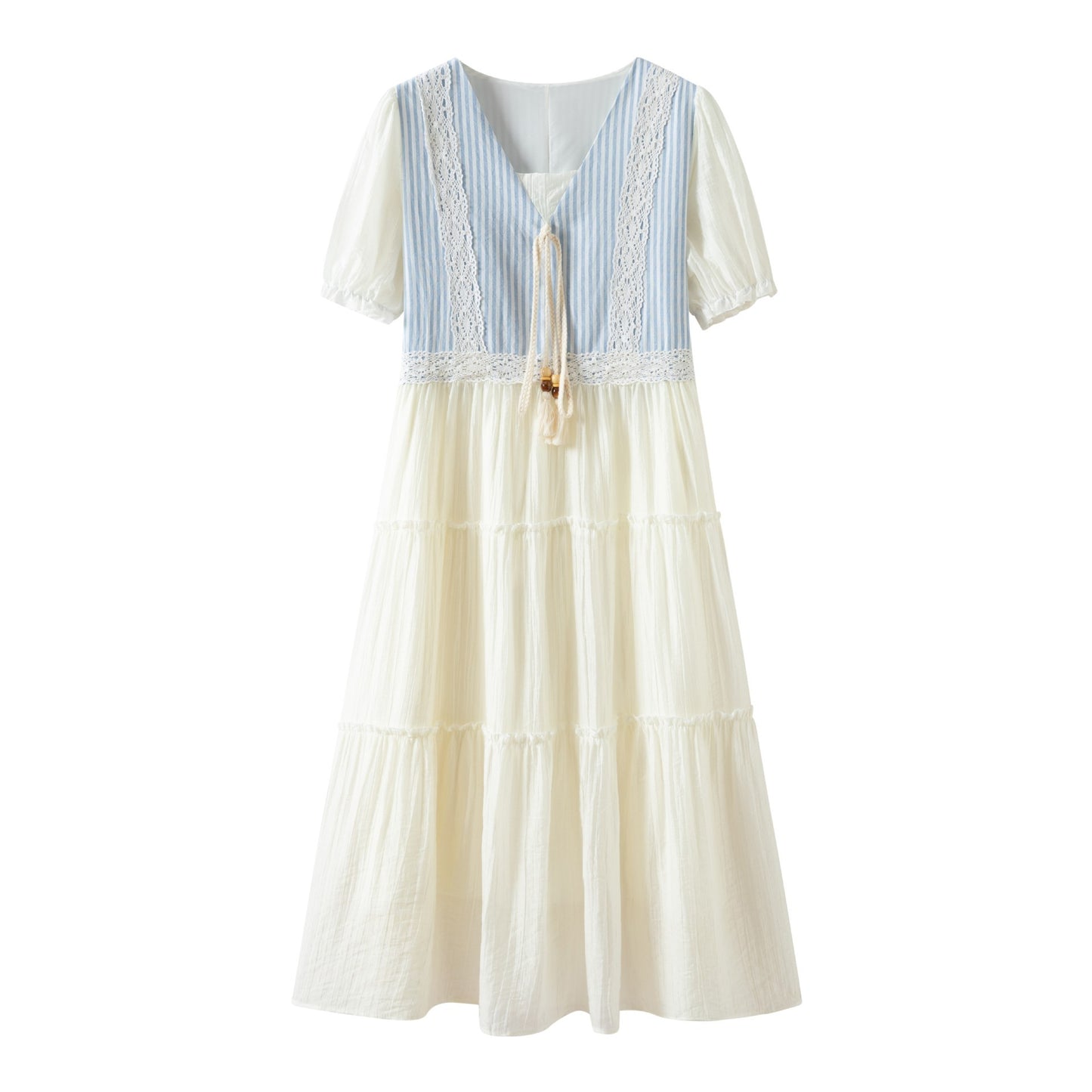 Fake Two Pieces Pullover Fashionable Dress Women