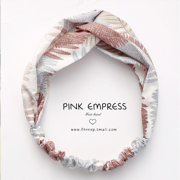 South Korea Springsummer Cross Tight Hair Band
