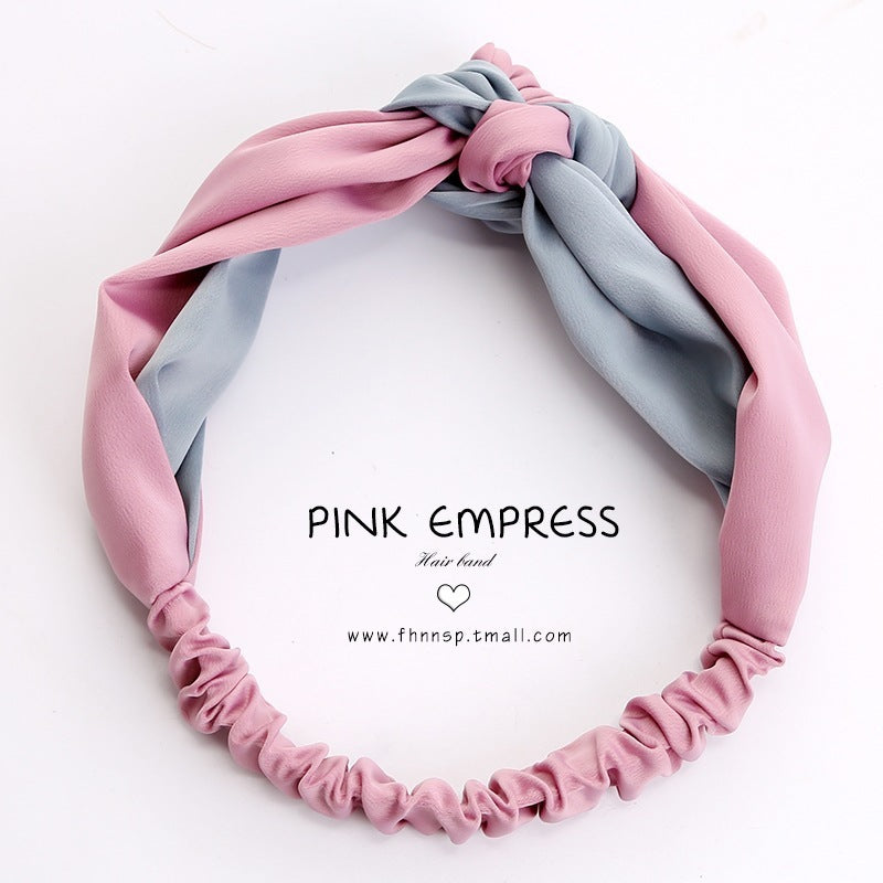 South Korea Springsummer Cross Tight Hair Band