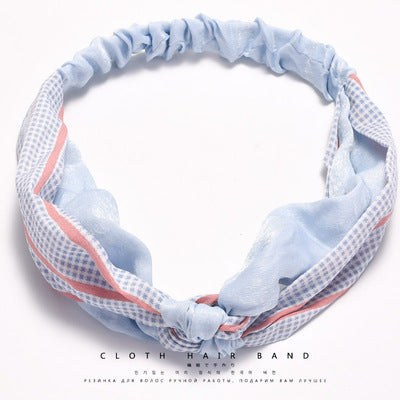 South Korea Springsummer Cross Tight Hair Band