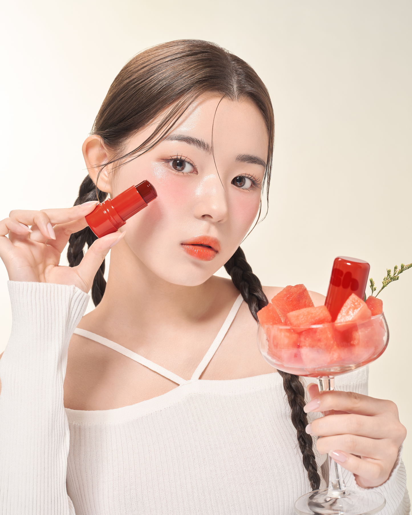 plush water jelly lip&cheek tint water Melong