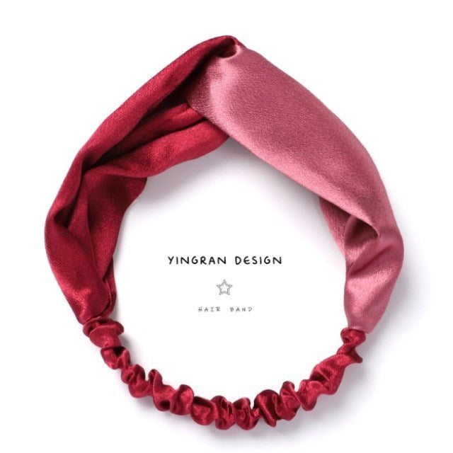 South Korea Springsummer Cross Tight Hair Band