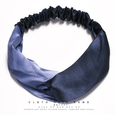South Korea Springsummer Cross Tight Hair Band